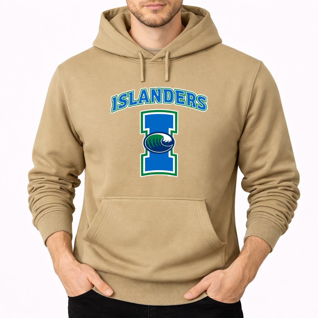 Men's Texas AM CC Islanders Pullover Hoodie - Tan