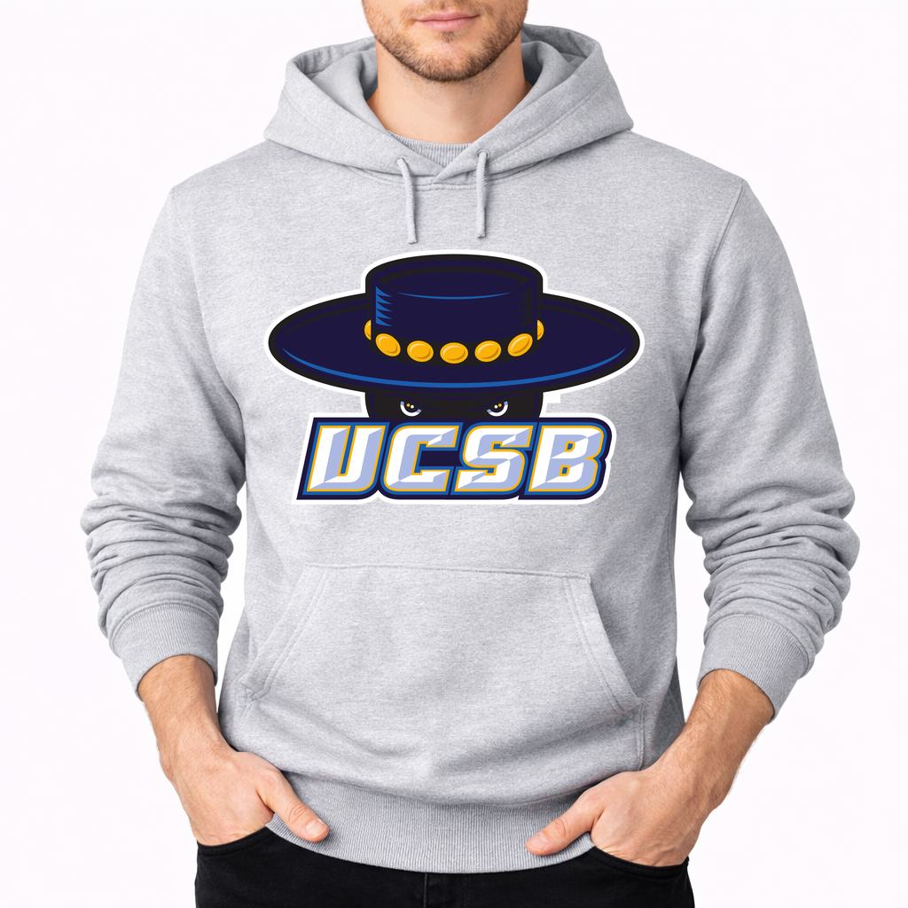 Men's UCSB Gauchos Pullover Hoodie - Gray