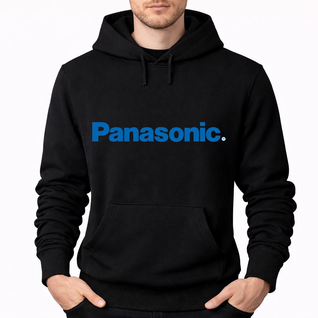 Men's Panasonic Pullover Hoodie - Black