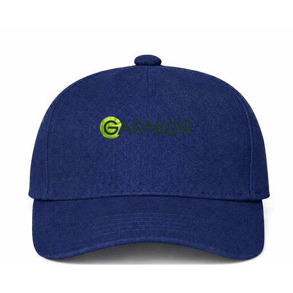 Garnier Logo Navy Dad Baseball Cap Hat