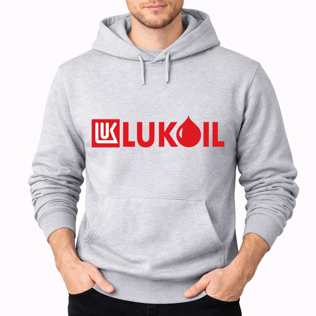 Men's Lukoil Pullover Hoodie - Gray