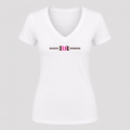 Women's Baskin-Robbins V Neck T-Shirt in white