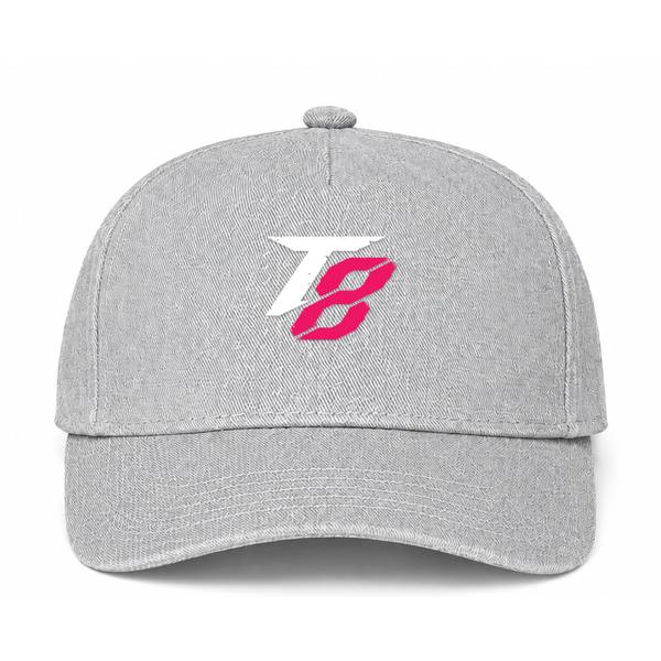 Tekken 8 White Logo Gray Dad Baseball Cap Hat