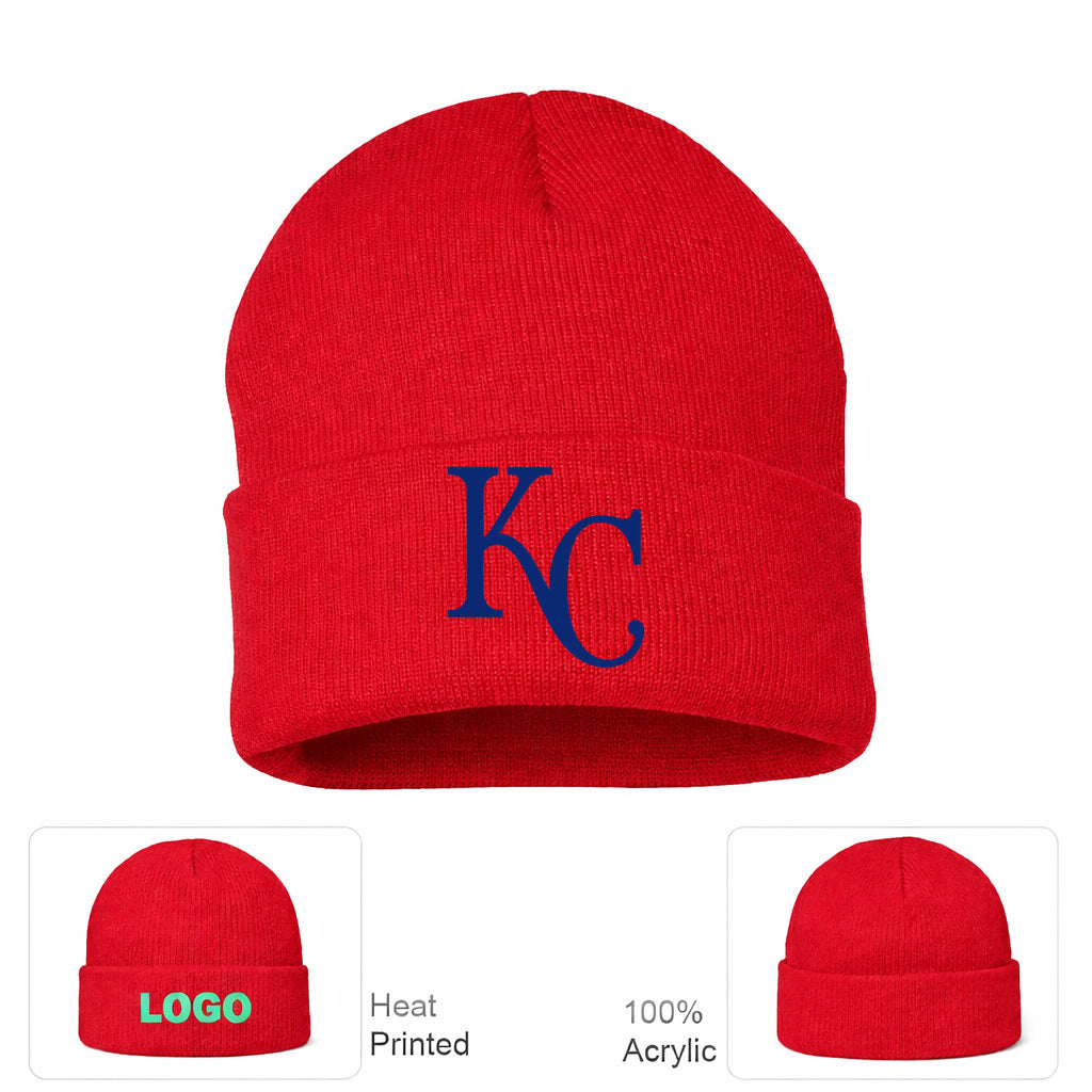 MLB Kansas City Royals Beanie Hat - Red