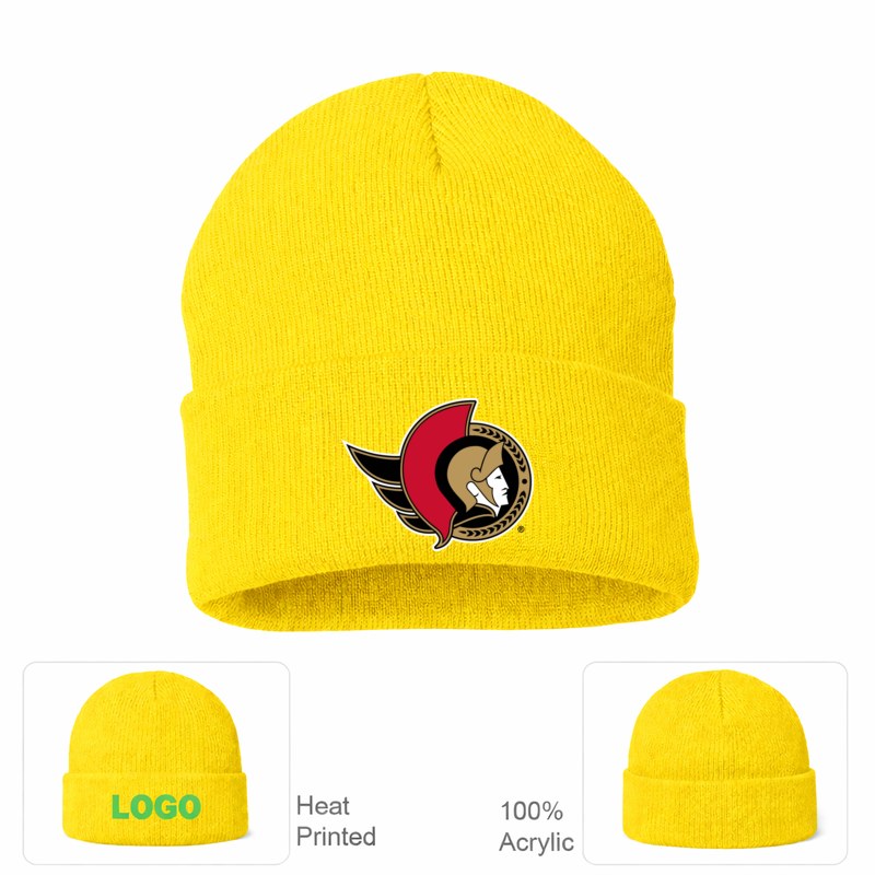 Ottawa Senators Yellow Beanie Hat