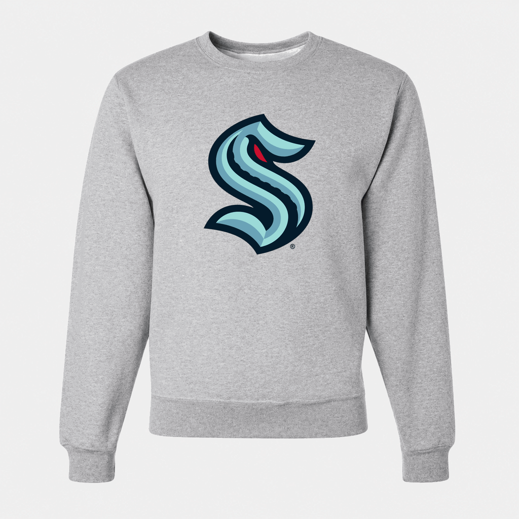 Men's Seattle Kraken Crewneck Sweatshirt - Gray
