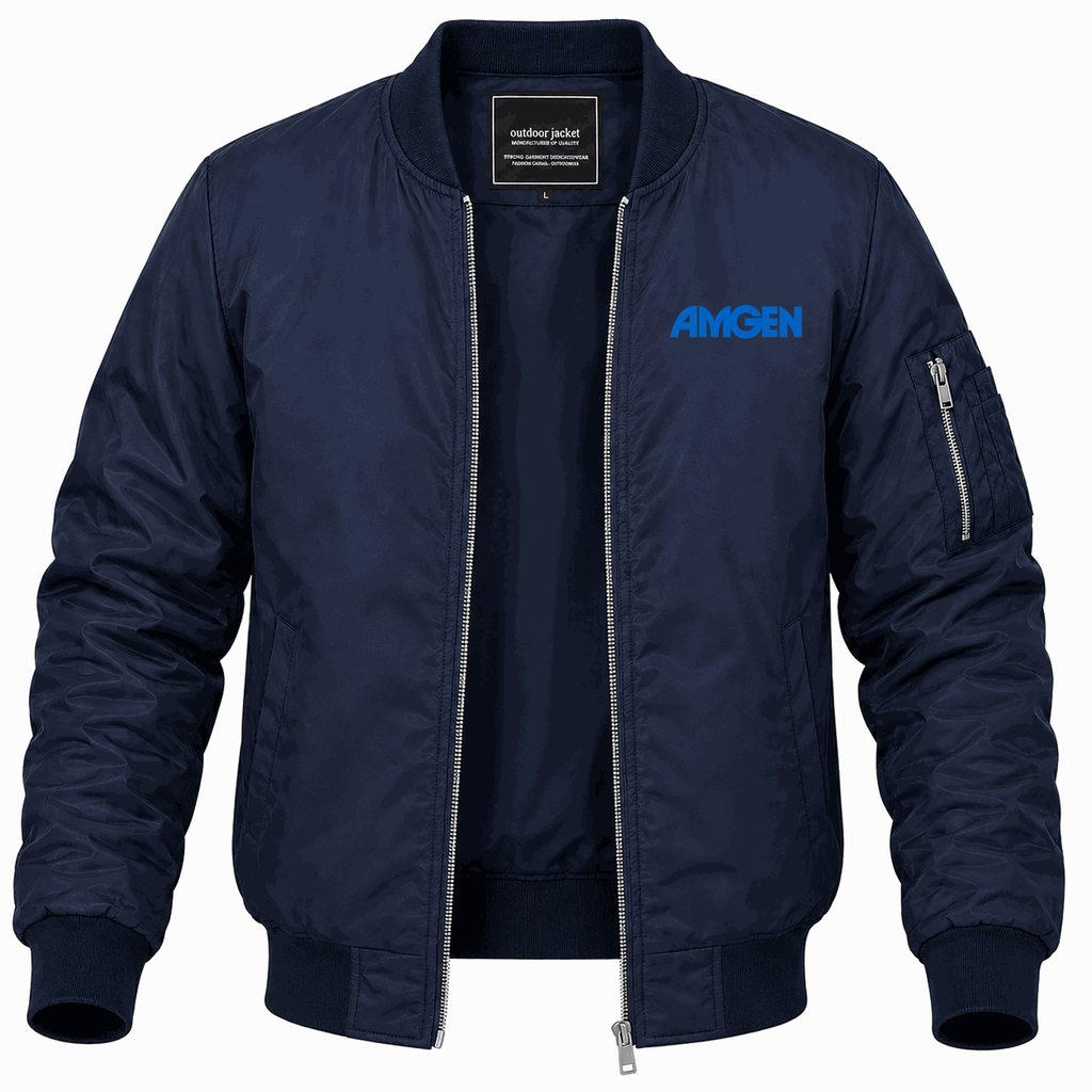 Men's Amgen Lightweight Bomber Jacket - Navy