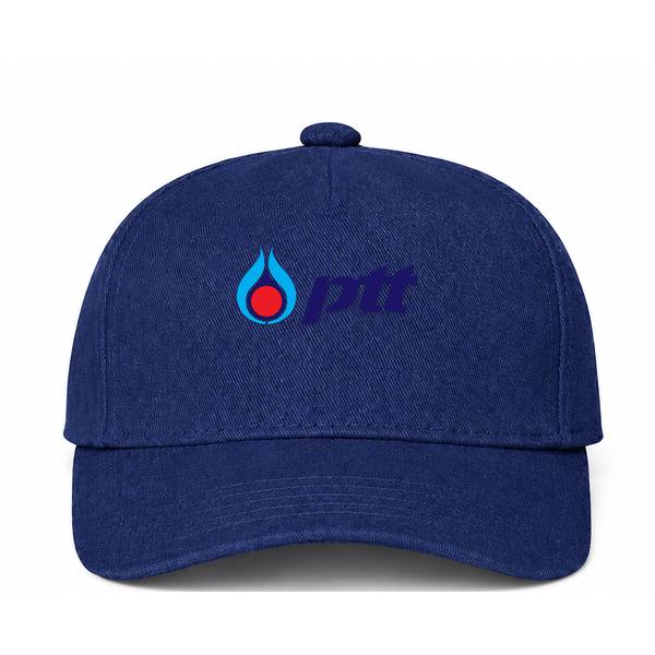 PTT Logo Navy Dad Baseball Cap Hat