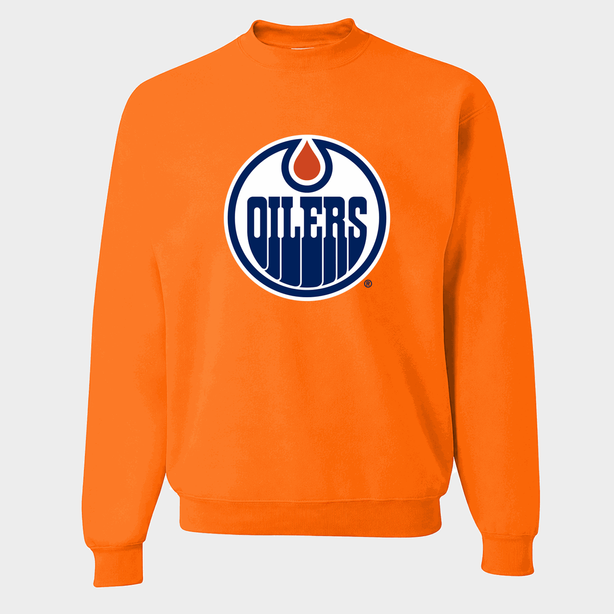 Men's Edmonton Oilers Crewneck Sweatshirt - Orange
