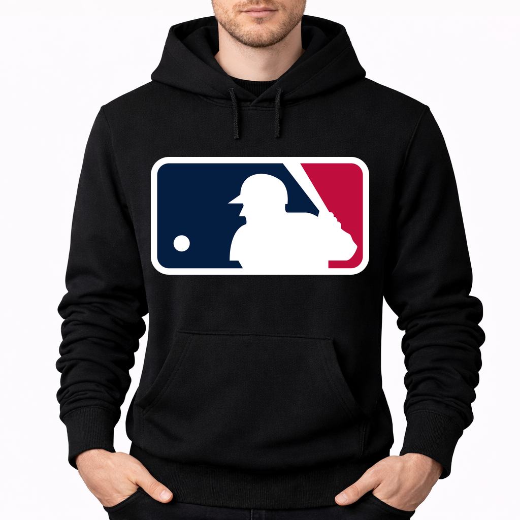 Men's Major League Baseball Pullover Hoodie - Black