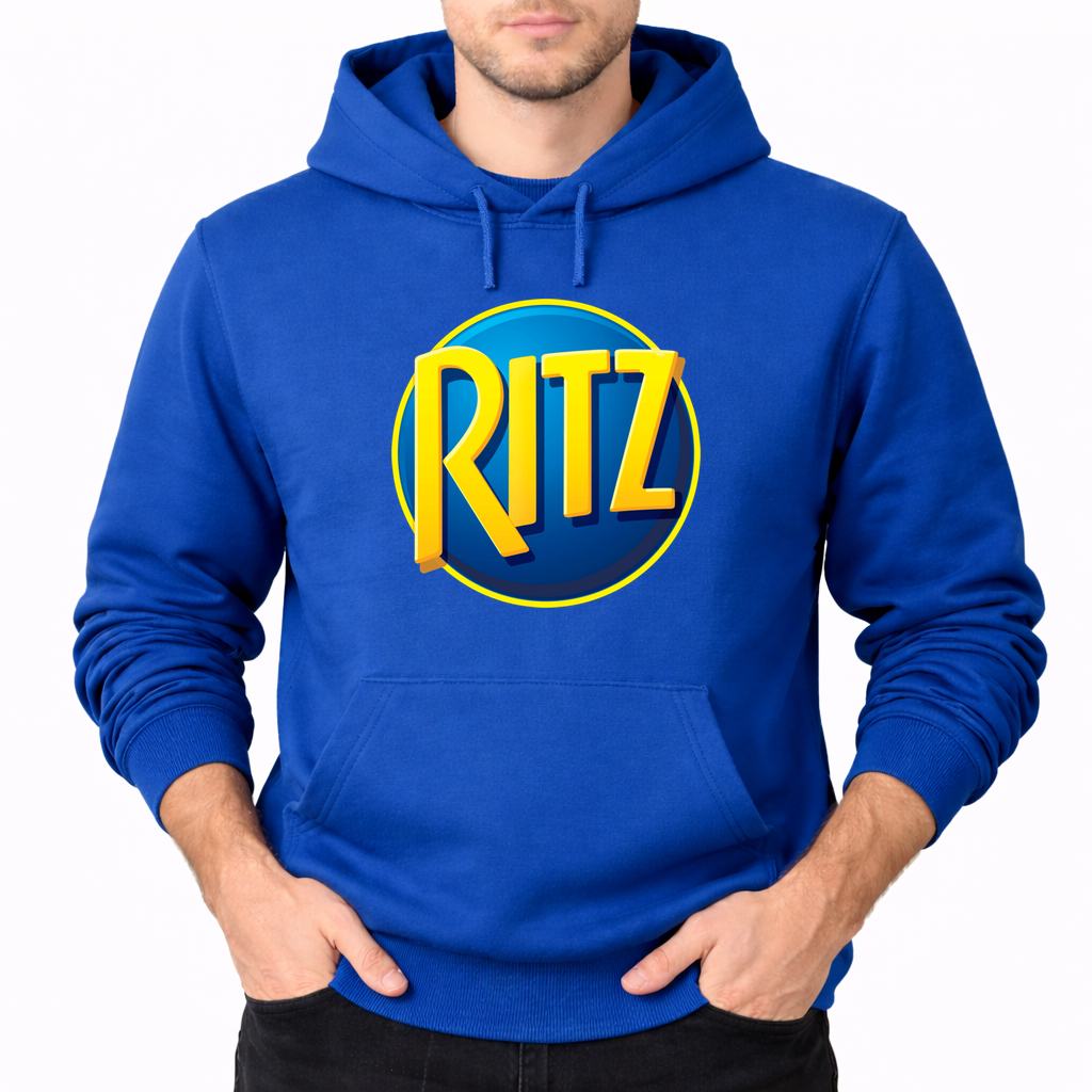 Men's Ritz Mondelez Food Pullover Hoodie - Blue