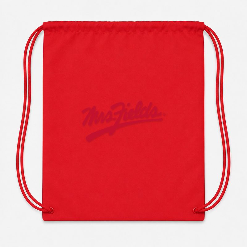 Mrs. Fields Drawstring Bag - Red