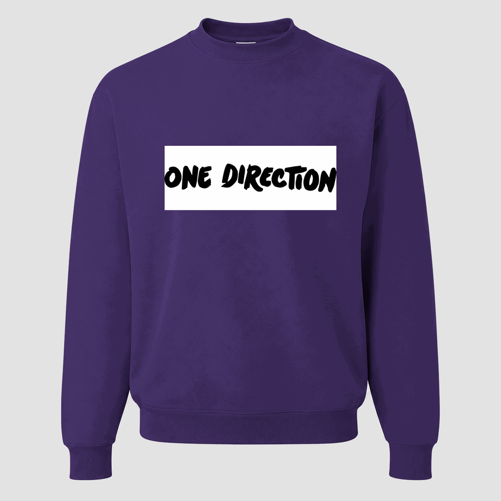 Men's One Direction Crewneck Sweatshirt - Purple