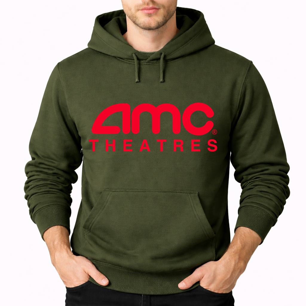 Men's AMC Theatres Pullover Hoodie - Army Green