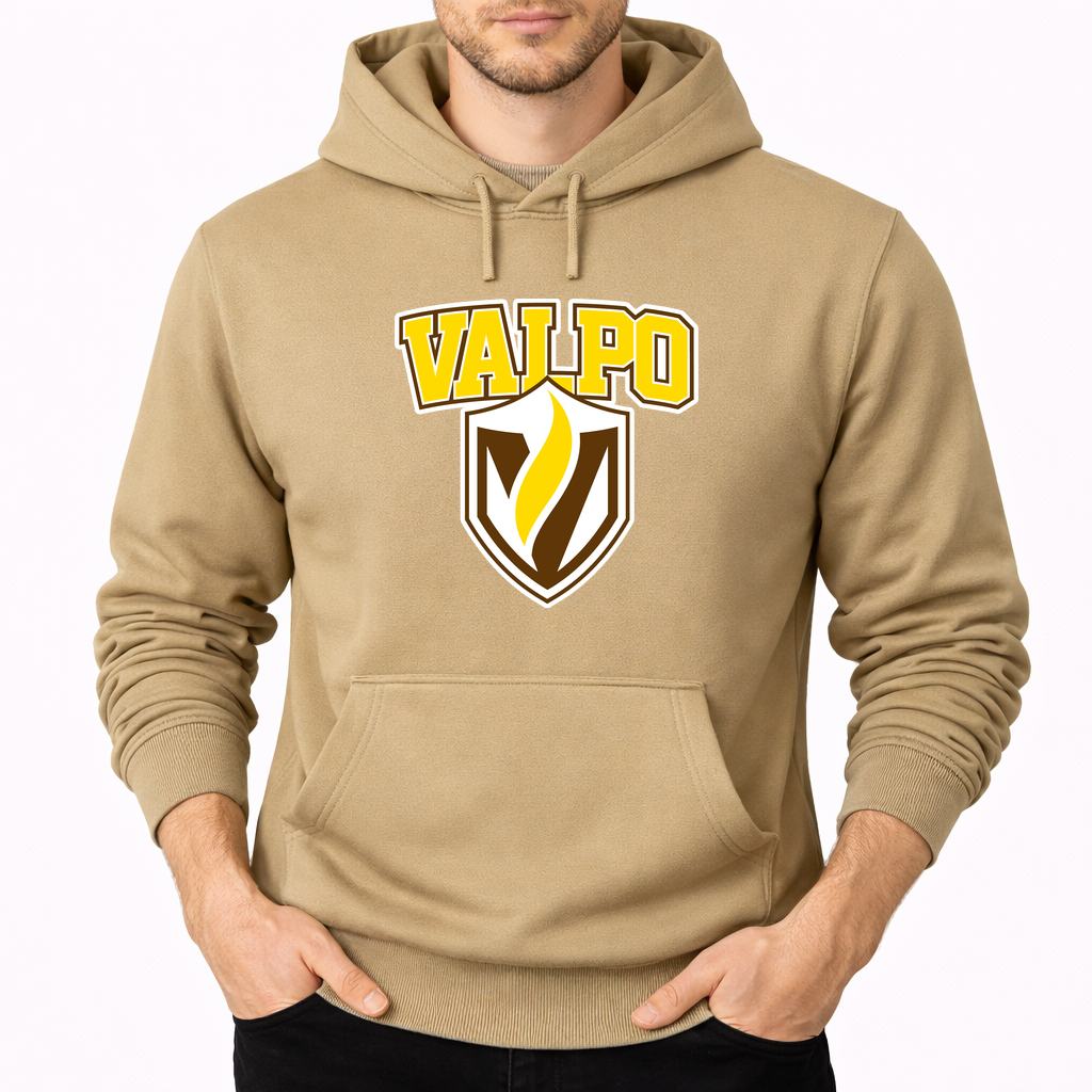 Men's Valparaiso Crusaders Pullover Hoodie - Tan