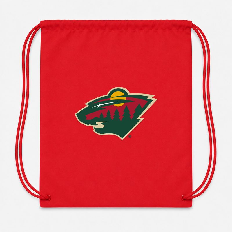 Minnesota Wild Drawstring Bag - Red