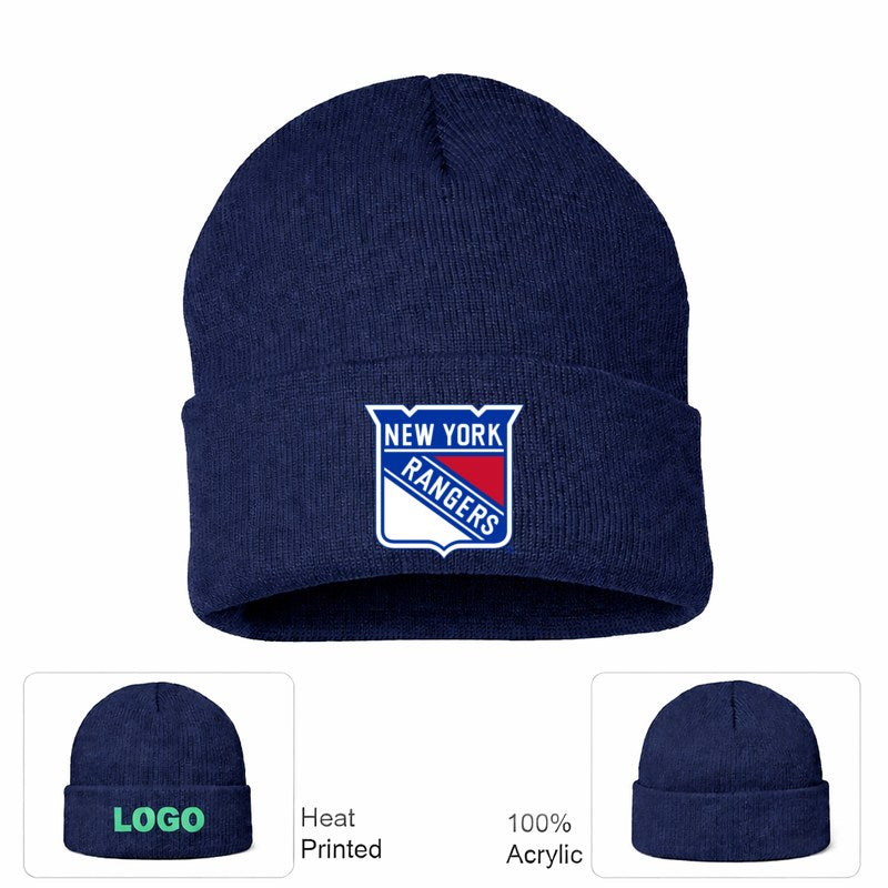 New York Rangers Navy Beanie Hat