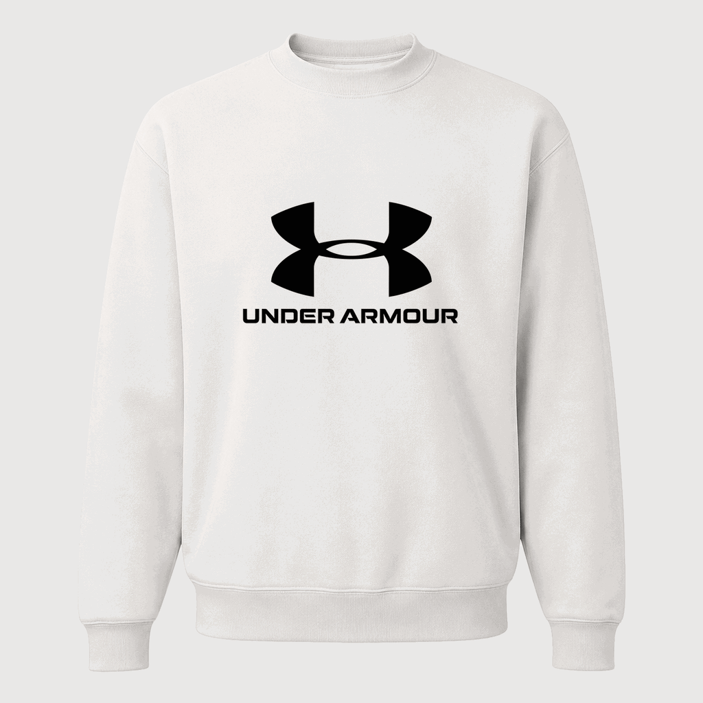 Men's Under Armour Crewneck Sweatshirt - White