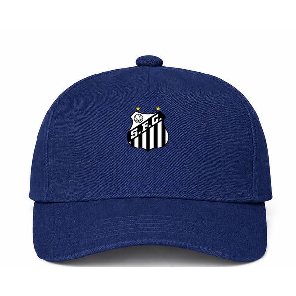 Santos FC Logo Navy Dad Baseball Cap Hat