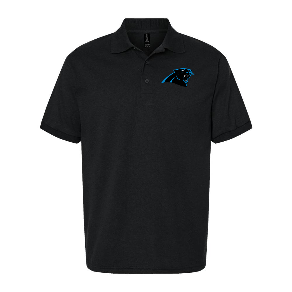 Men's Carolina Panthers Dry Blend Polo - Black