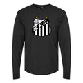 Men's Santos FC Long sleeves Cotton Blend T-Shirt - Black