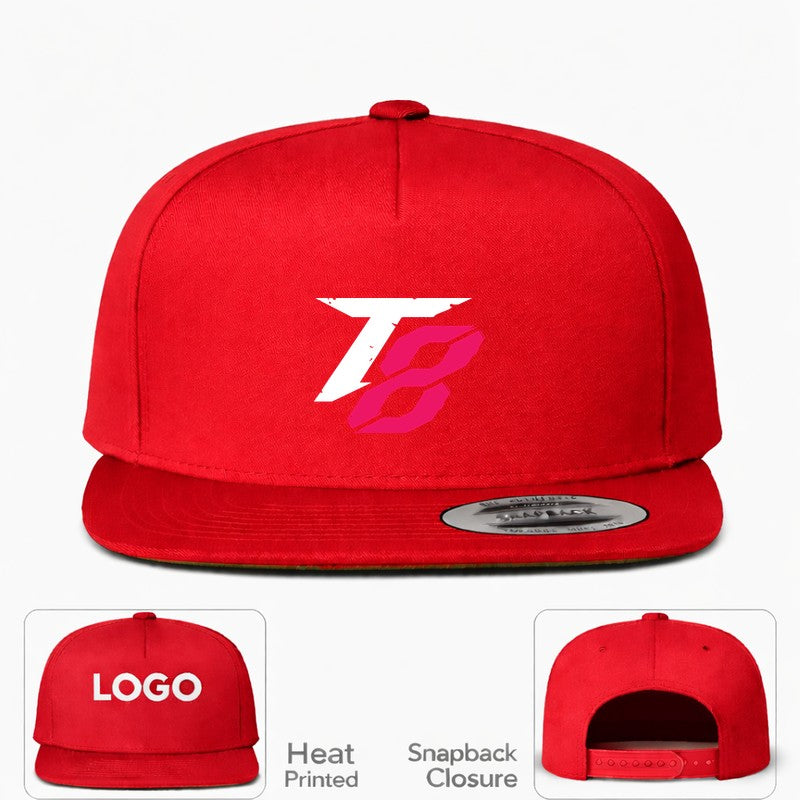 Tekken 8 White Logo Snapback Hat
