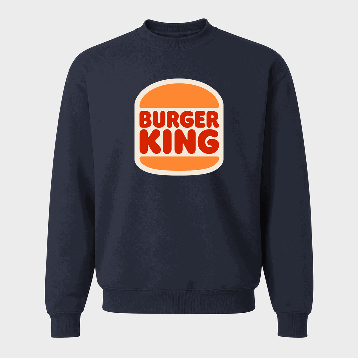 Men's Burger King Crewneck Sweatshirt - Navy
