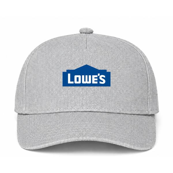Lowe's Logo Gray Dad Baseball Cap Hat