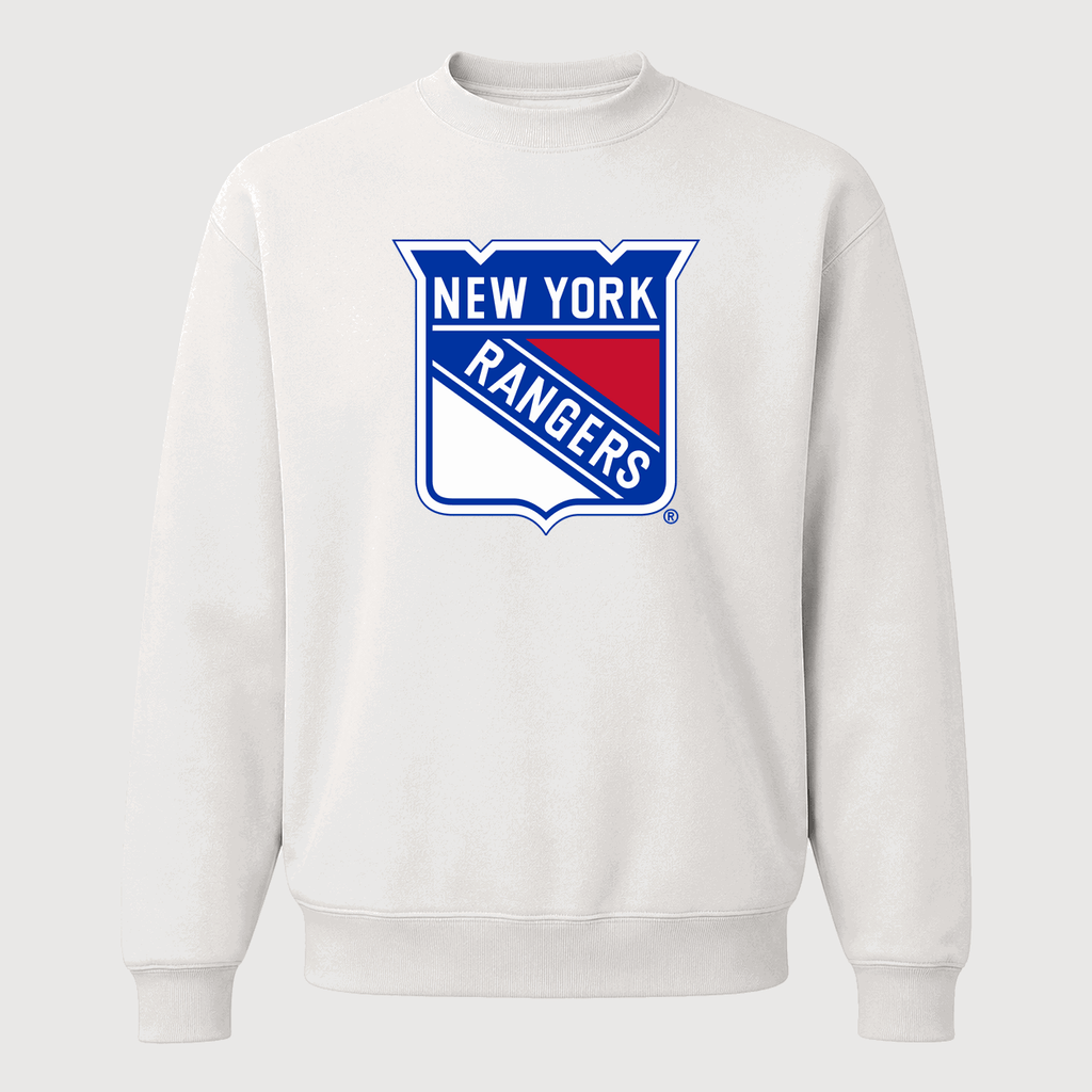 Men's New York Rangers Crewneck Sweatshirt - White