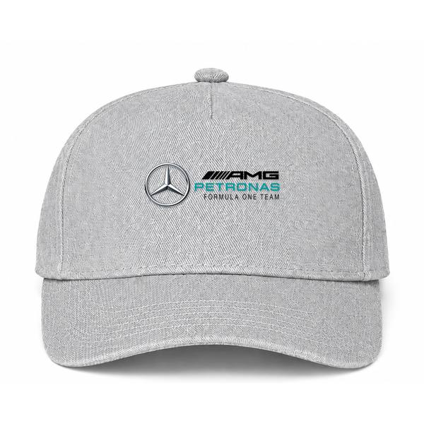 Mercedes AMG Petronas Formula One Team Gray Dad Baseball Cap Hat