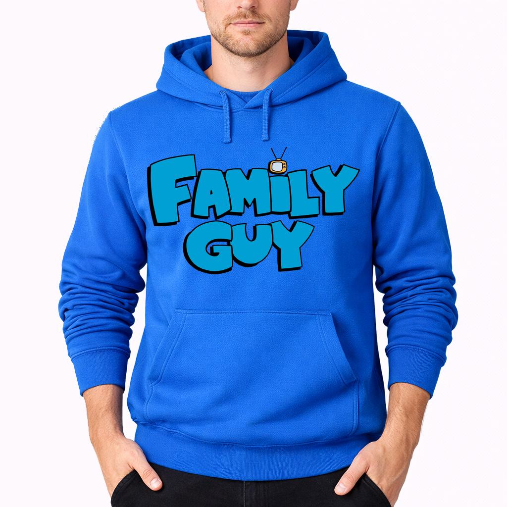 Men's Family Guy Pullover Hoodie - Azure
