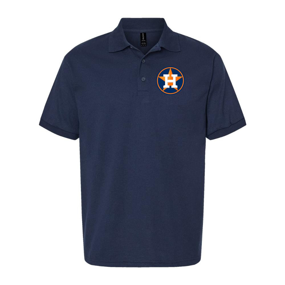 Men's Houston Astros Dry Blend Polo - Navy
