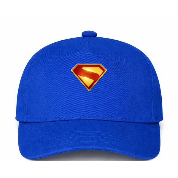 Superman 2025 Logo Blue Dad Baseball Cap Hat