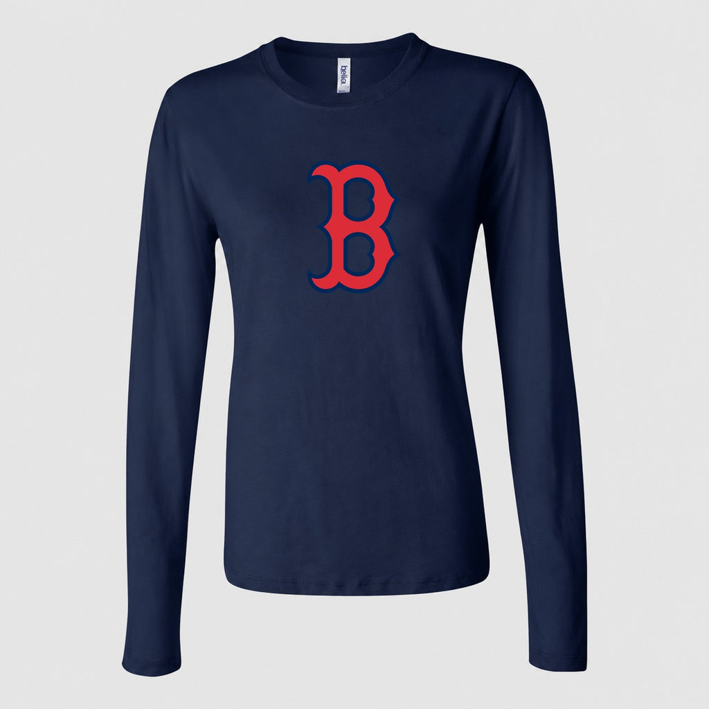 Women's Boston Red Sox Long Sleeve T-Shirt - Navy