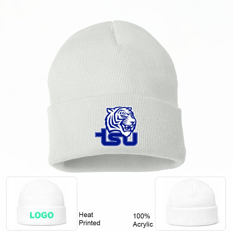 Tennessee State Tigers White Beanie Hat