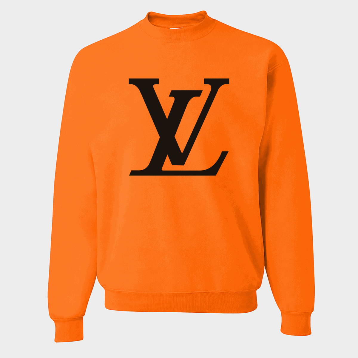 Men's Louis Vuitton Crewneck Sweatshirt - Orange