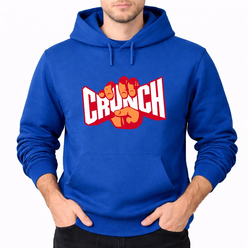 Men's Crunch Fitness Pullover Hoodie - Blue