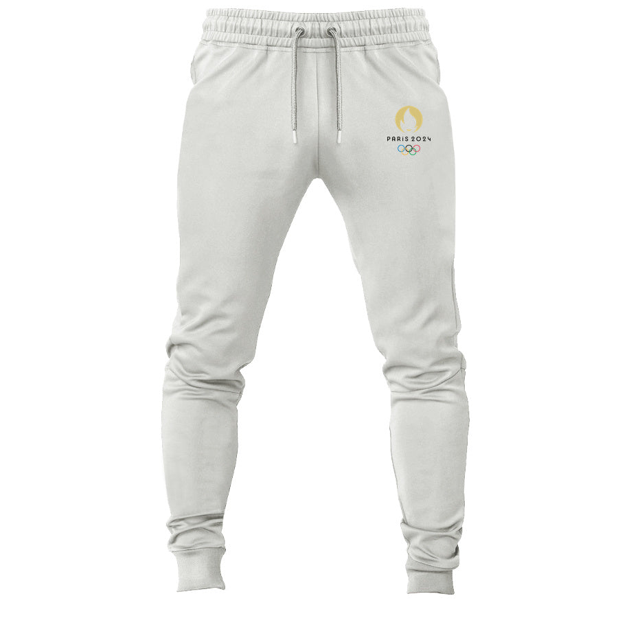 Olympics 2024 Paris Black joggers sweatpants - White