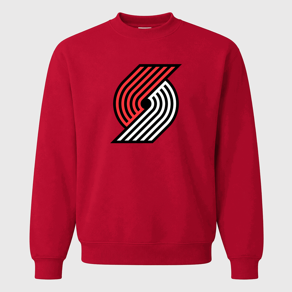 Men's Portland Trail Blazers Crewneck Sweatshirt - Red