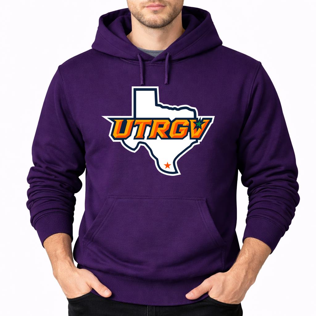 Men's UTRGV Vaqueros Pullover Hoodie - Purple