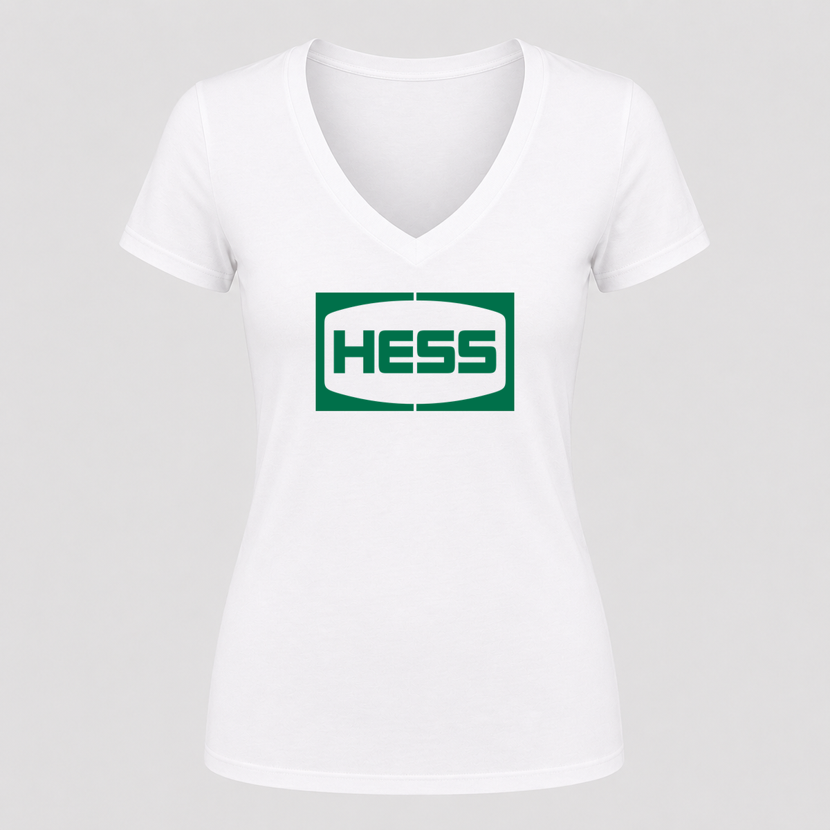 Women's Hess V Neck T-Shirt in white