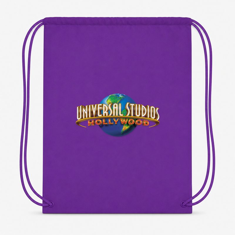 Universal Studios Hollywood Drawstring Bag - Purple