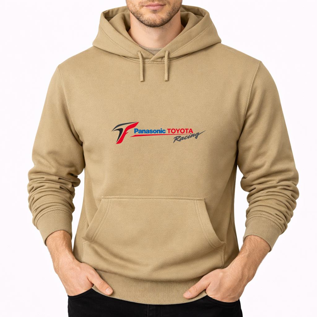 Men's Panasonic Toyota Racing Pullover Hoodie - Tan