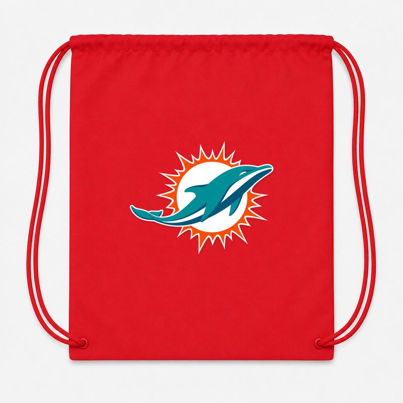 Miami Dolphins Drawstring Bag - Red