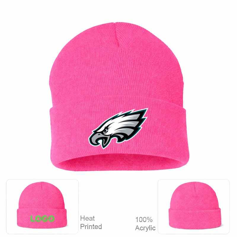 Philadelphia Eagles Pink Beanie Hat