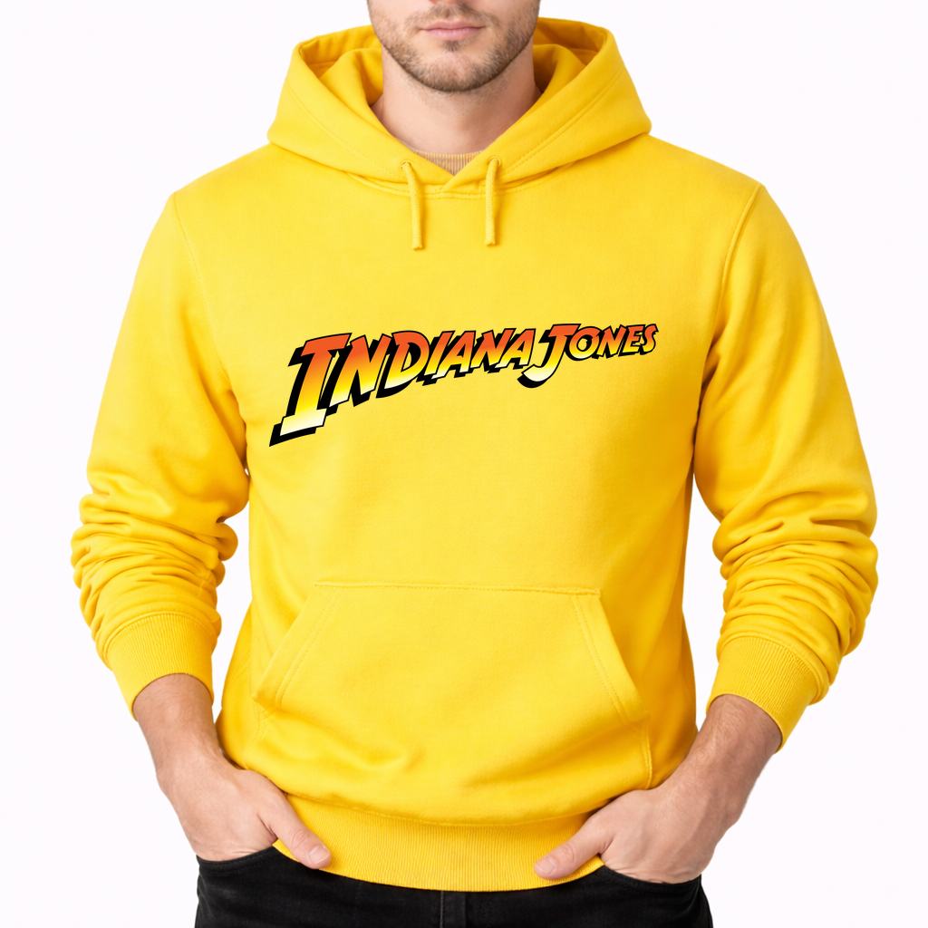 Men's Indiana Jones Pullover Hoodie - Yellow
