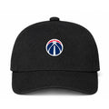 Washington Wizards NBA Logo Black Dad Baseball Cap Hat