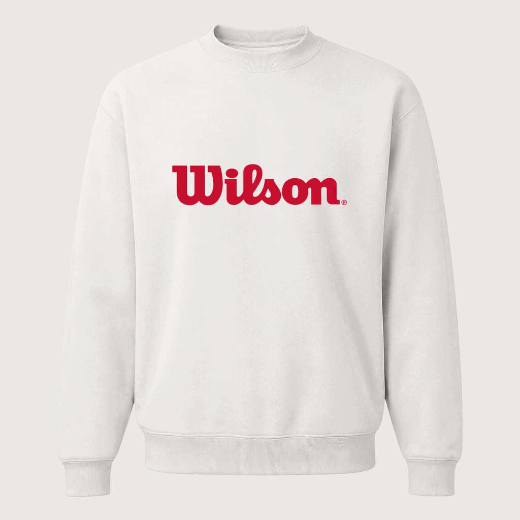 Men's Wilson Crewneck Sweatshirt - White