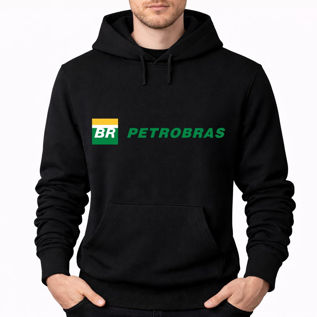 Men's Petrobras Pullover Hoodie - Black