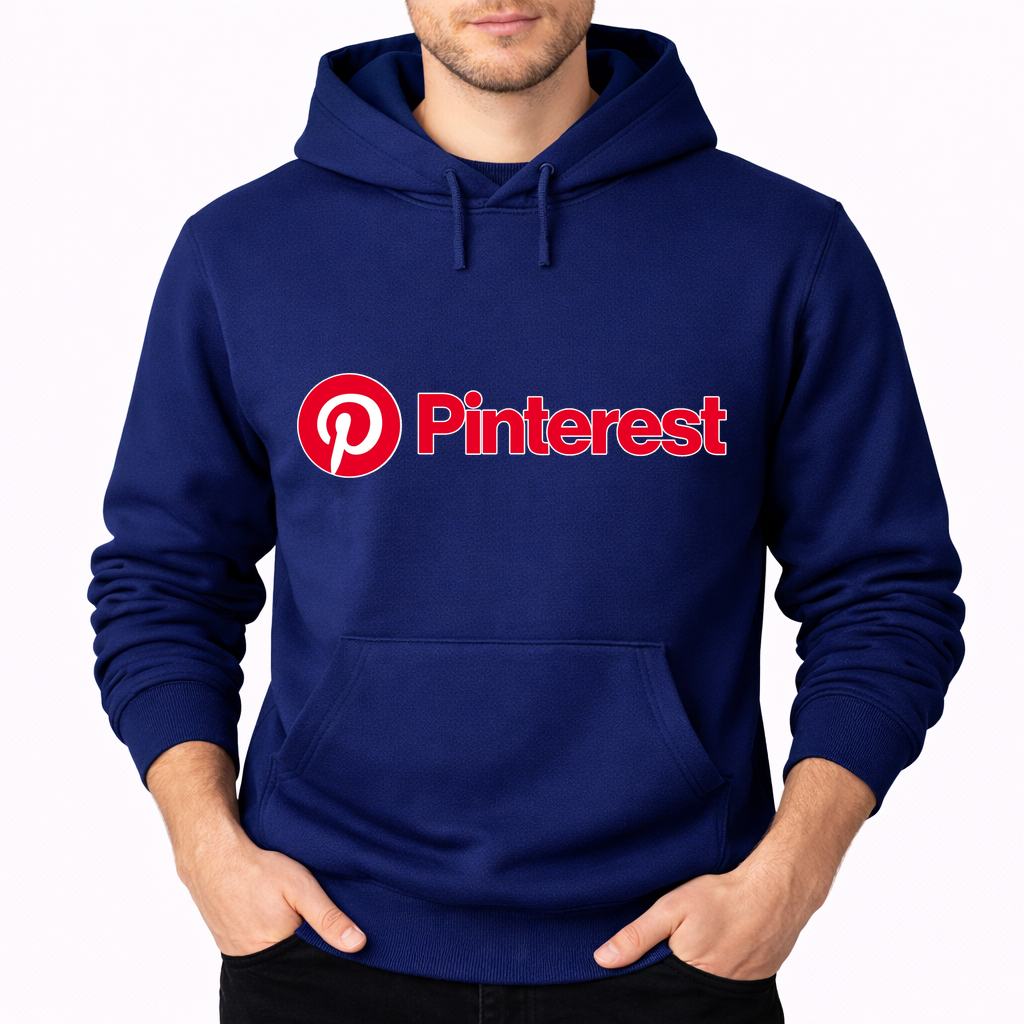 Men's Pinterest Pullover Hoodie - Navy